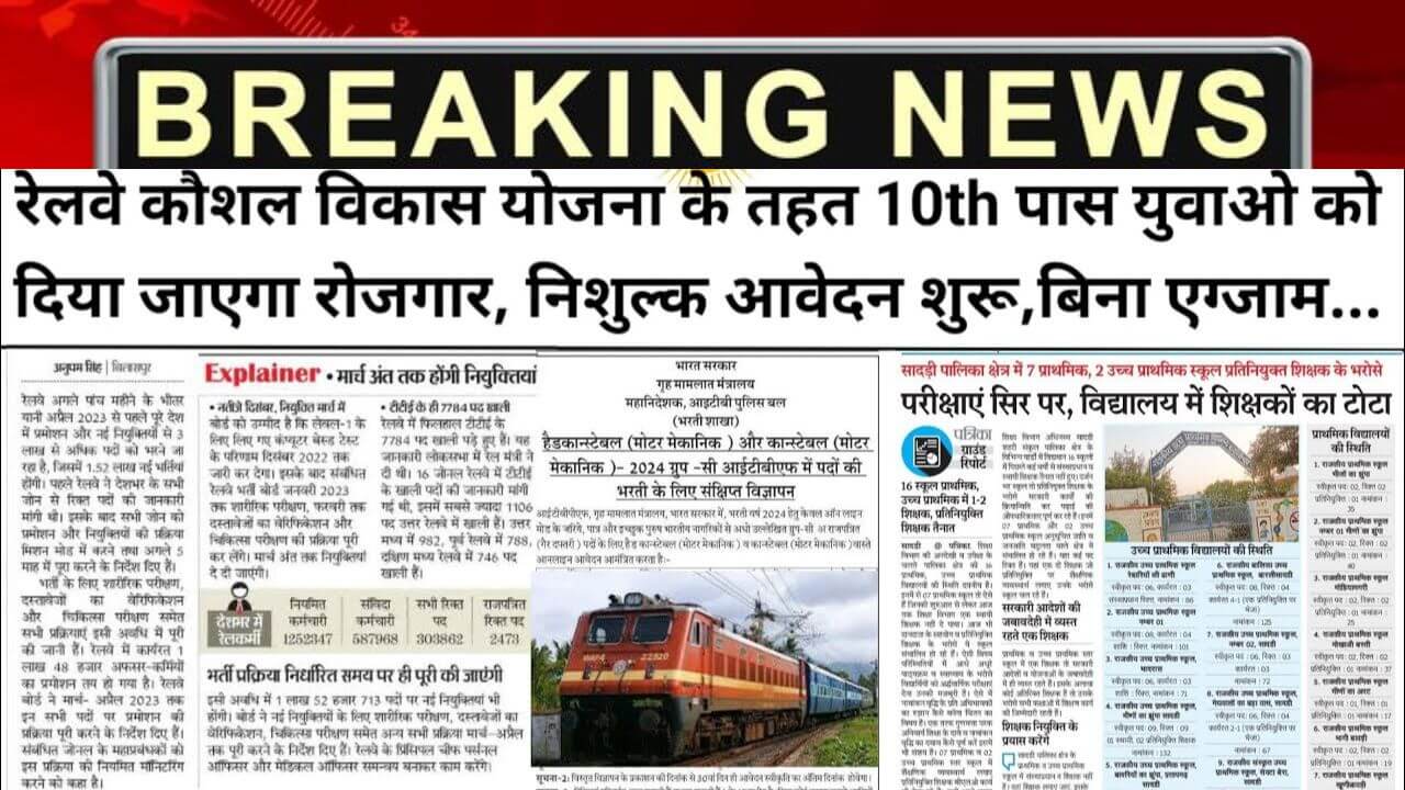 Railway new vacancy update 2025