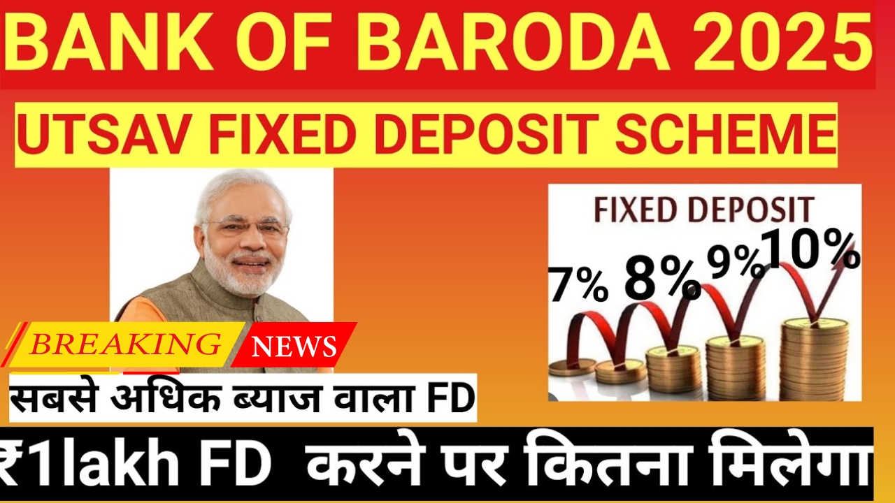 BOB Utsav Fixed Deposit Scheme 2025