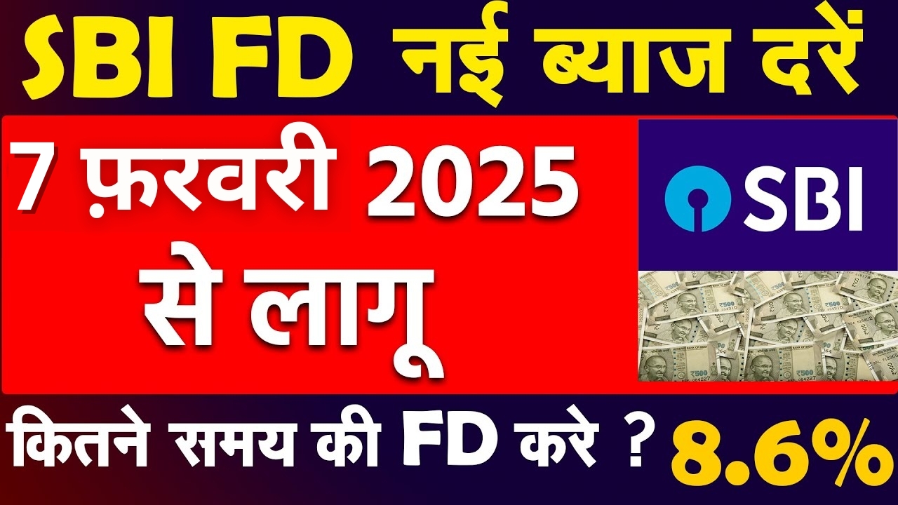 SBI Fixed Deposit Interest Rates 2025